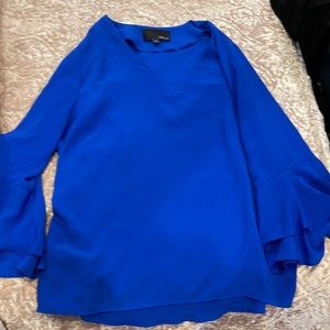 New! Fate by LFD royal blue bell sleeve dress shirt.